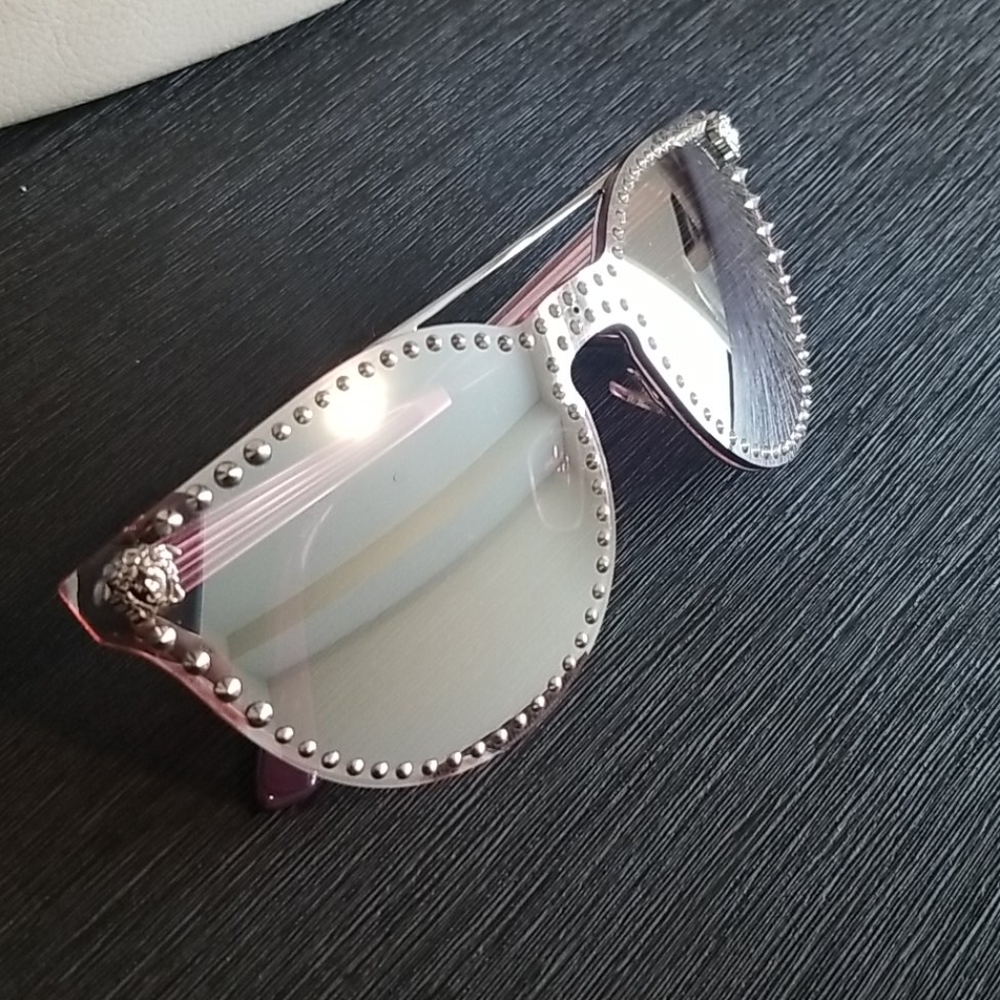 Rare Purple chrome versace sunglasses